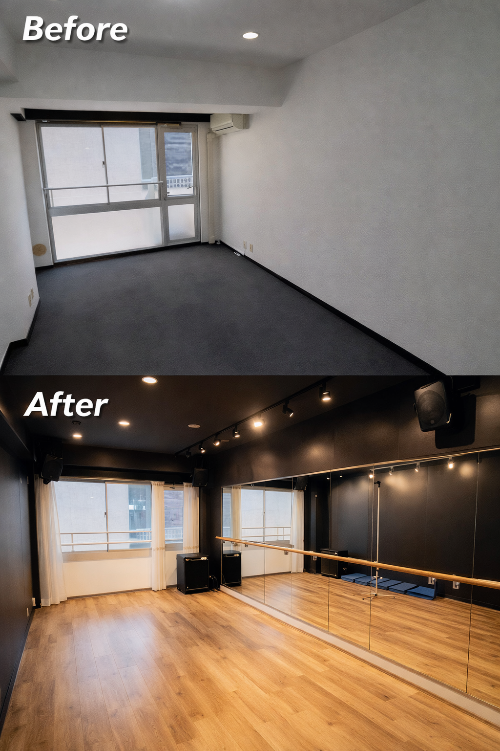 久屋大通のレンタルスタジオPovitの内装